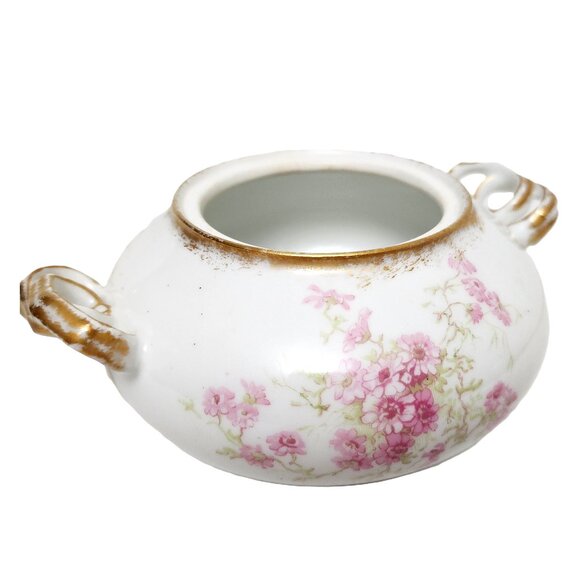 Antique CH Field Haviland Limoges GDA France Porcelain Cream Pitcher/Sugar Dish - Picture 10 of 14